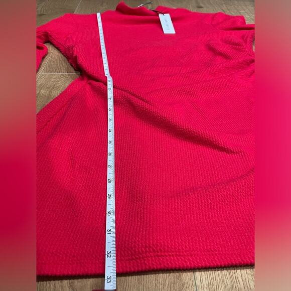 Sanctuary Women's Mini Dress Show Stopper Ribbed in Ruby Red- NWT- Small‎ - Picture 13 of 14